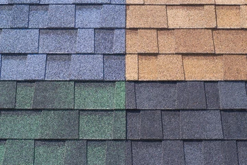 Different colors for 3 tab shingles 