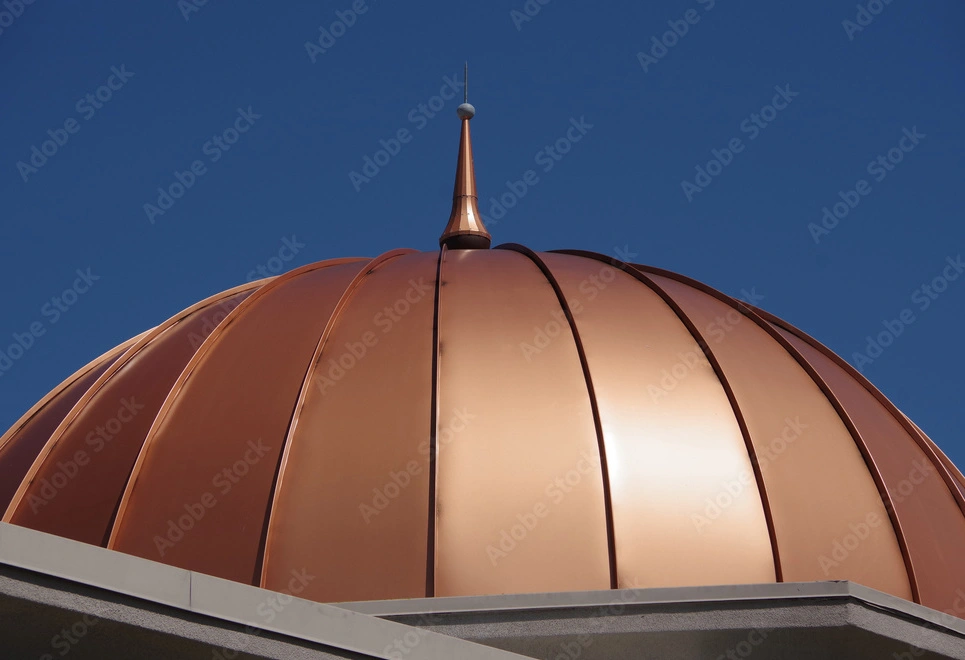 Dome copper roof