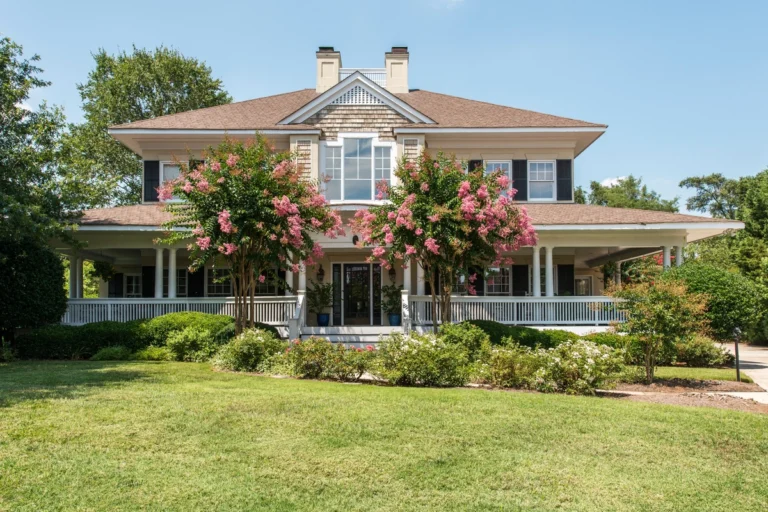 Porch connected to house - roofing with Clean Cut