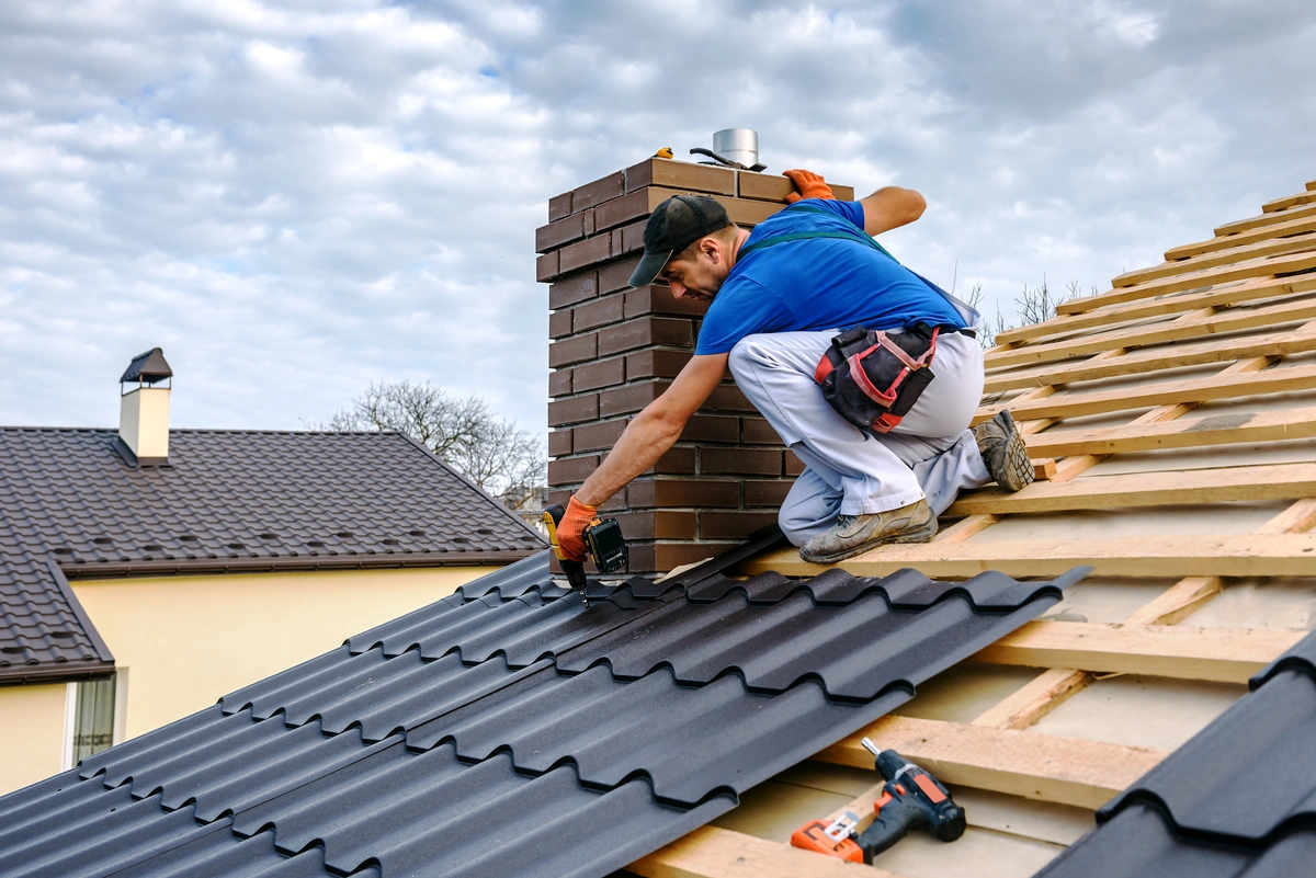 tile roof install