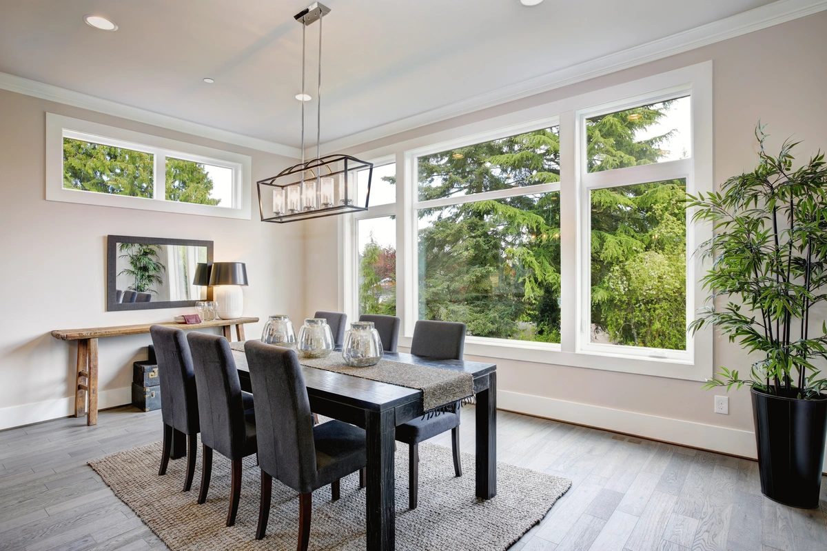 window replacement-dining room with new windows