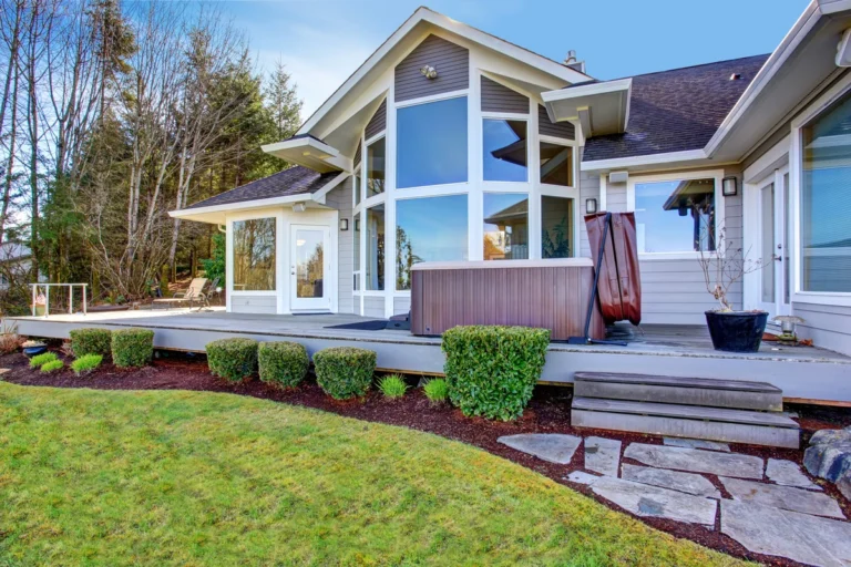 window replacement-exterior of a house with new windows