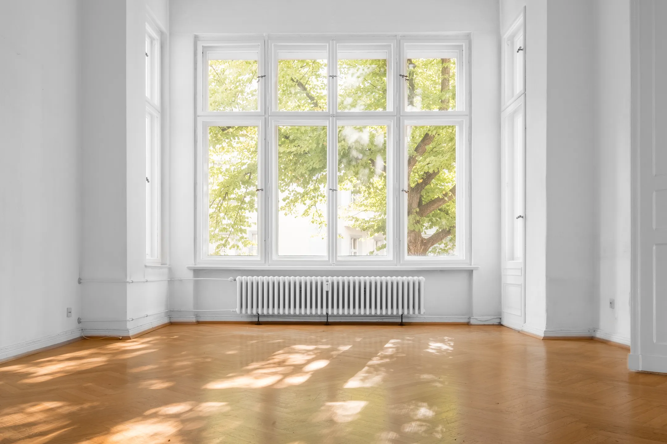 White windows in a house in Shreveport