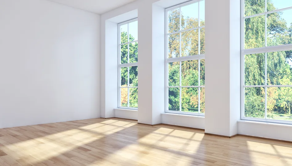 White windows in a Mt Pleasant home